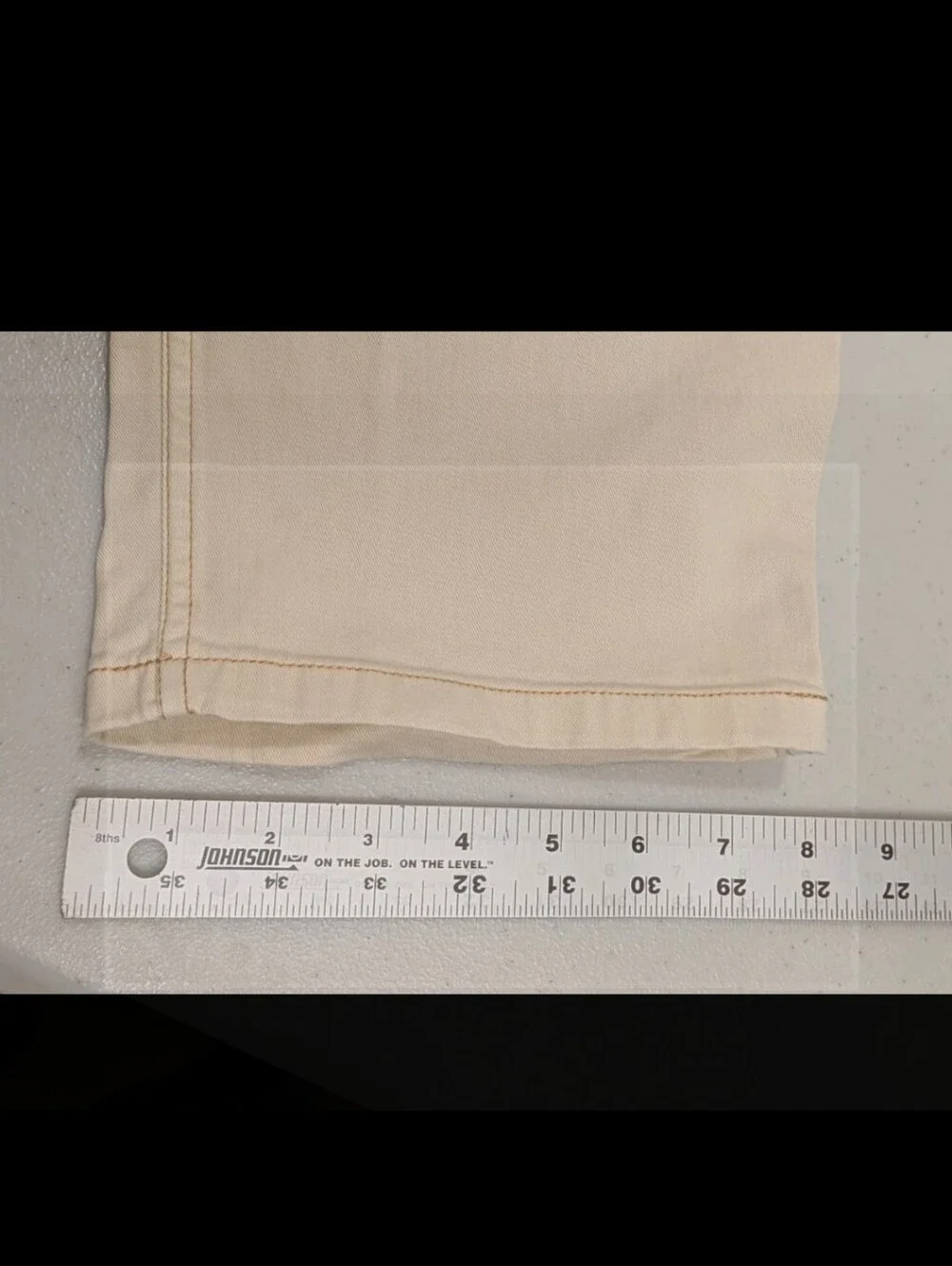 J Crew Vintage Straight Chino Pants 37 x 27 Beige Old Money Preppy #120t